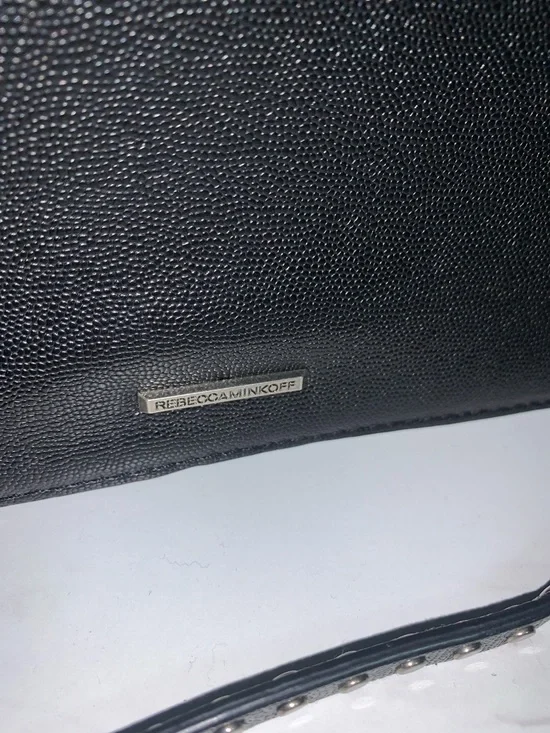 Rebecca Minkoff Black Quilted Crossbody with Silver Hardware - Picture 8 of 13